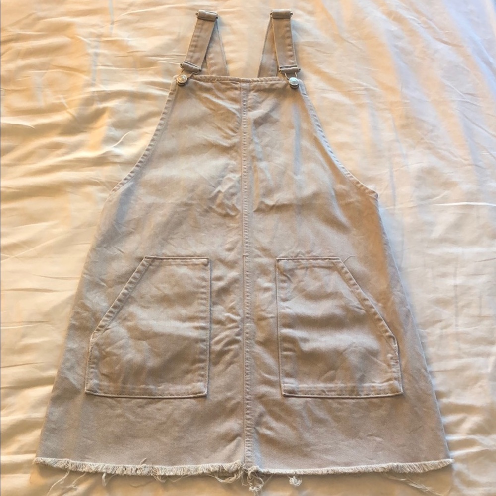 TOPSHOP MOTO Lilac Pinafore Dress